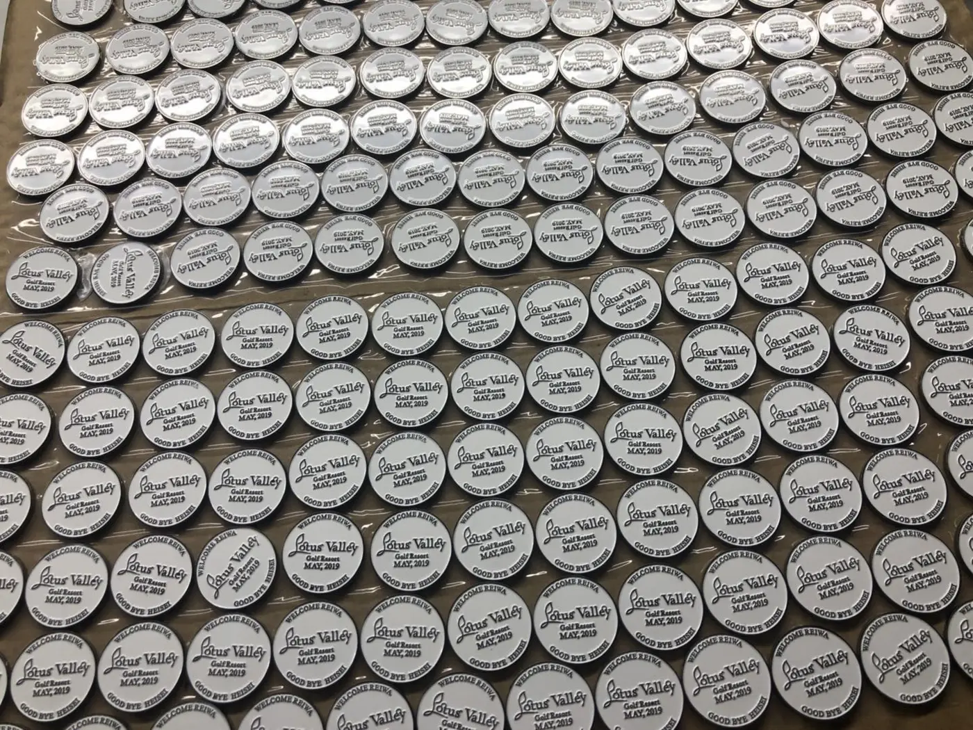 ผลิต Golf Ball Marker โลหะสั่งทำตามจำนวน