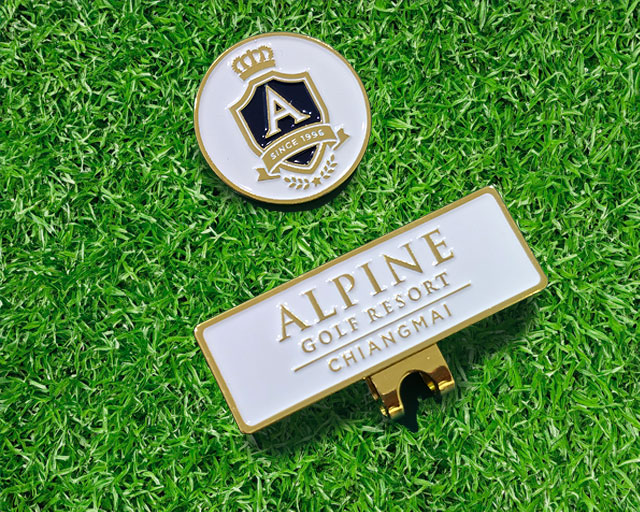 ที่เหน็บหมวกกอล์ฟโลโก้สนาม