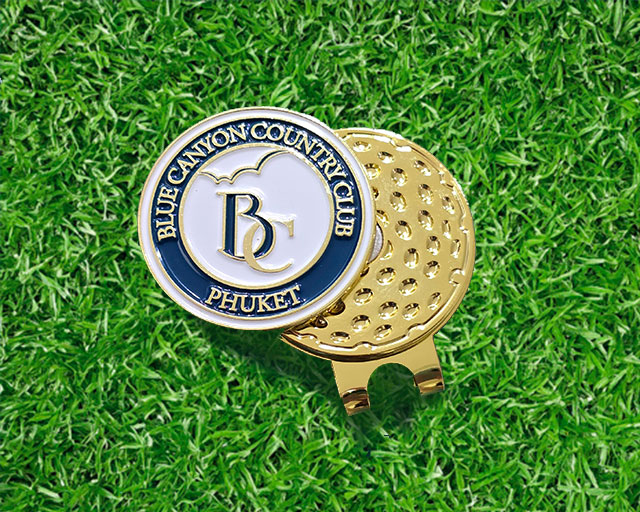 รับผลิตและออกแบบของพรี่เมี่ยมงานกอล์ฟ-ที่มาร์คลูกกอล์ฟสั่งทำสำหรับสนามกอล์ฟ ของฝากนักกอล์ฟสำหรับจำหน่ายในโปรช้อป