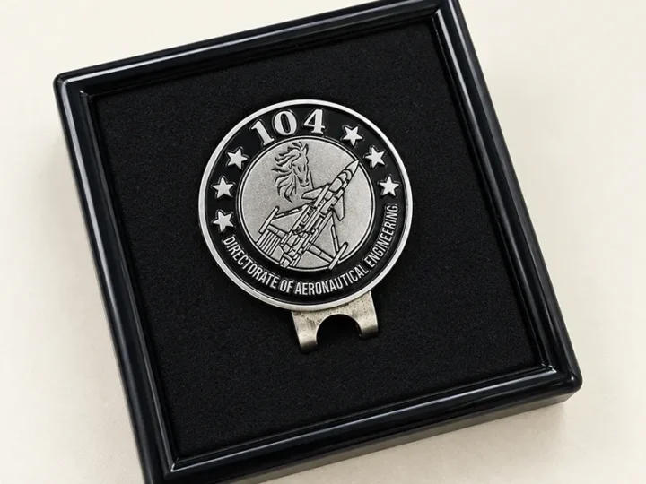 ตัวอย่างรับผลิต Golf Ball Marker และ Golf Hat Clip สั่งทำโลโก้สั่งทำโลโก้